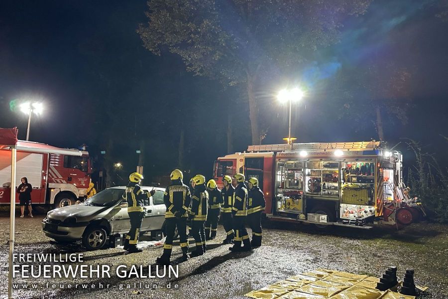 Ausbildung mit der Feuerwehr Mittenwalde